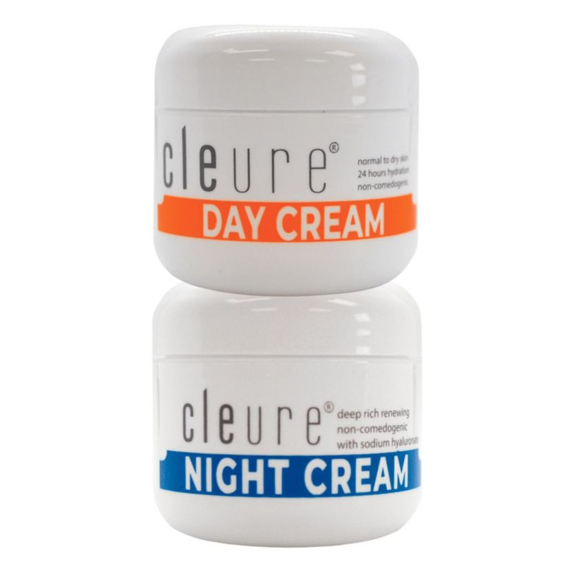 Set antienvejecimiento Skincare Cleure con ácido hialurónico y manteca de karité