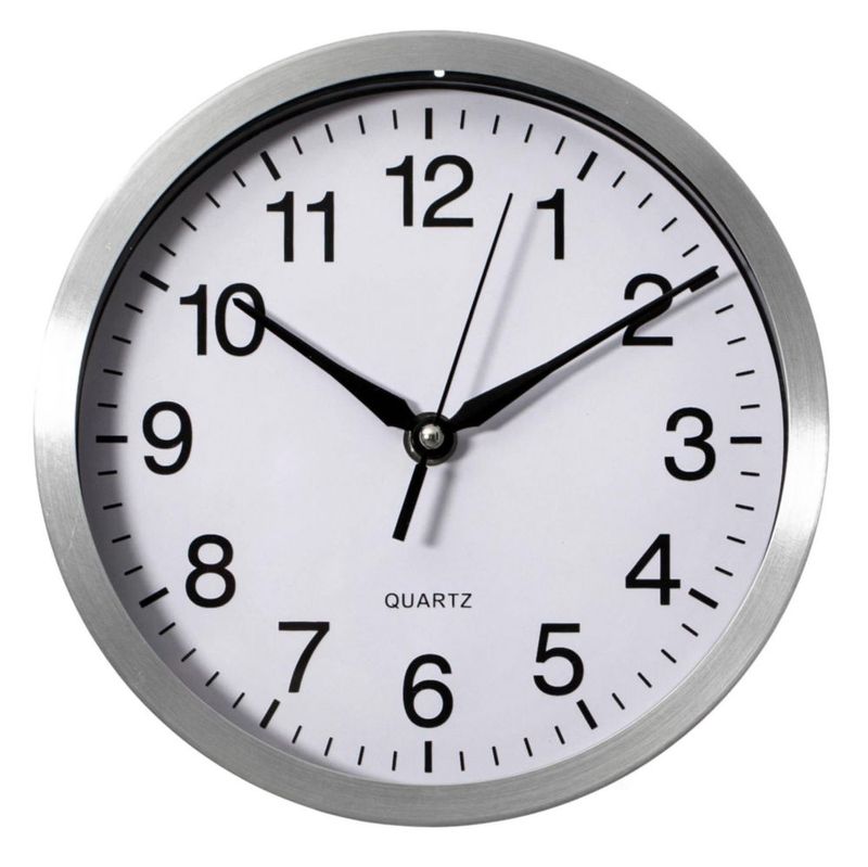 Reloj de pared redondo de 25 cm Clockswise con movimiento de cuarzo silencioso