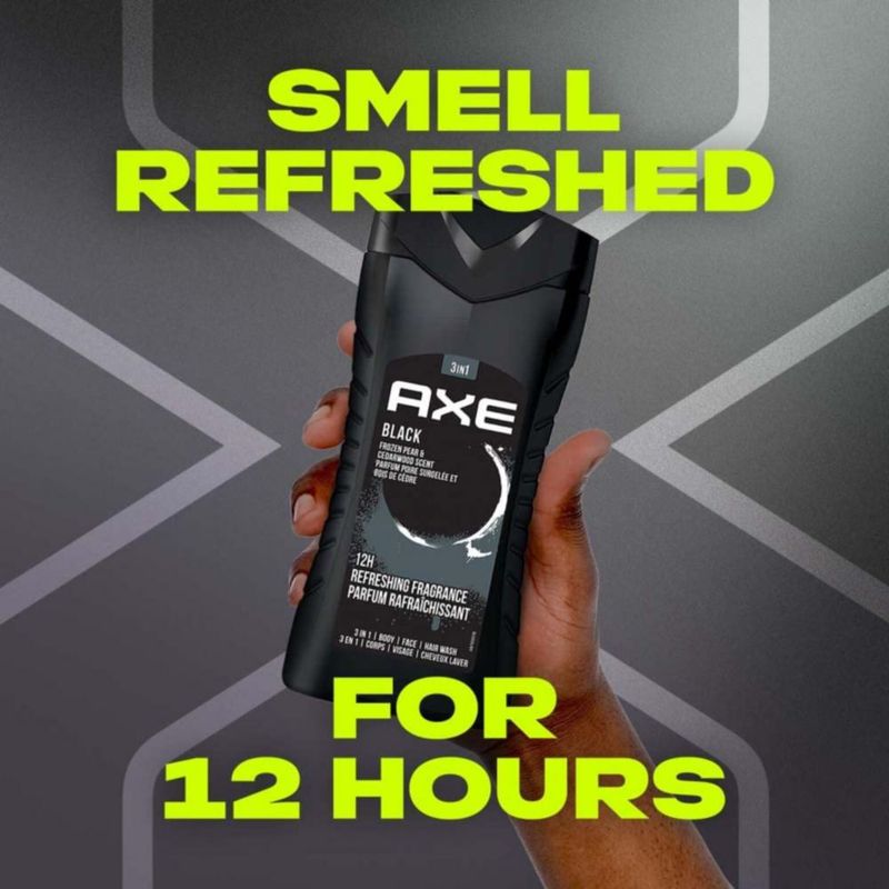 Gel de ducha AXE Black Pera Congelada y Cedro 3 en 1