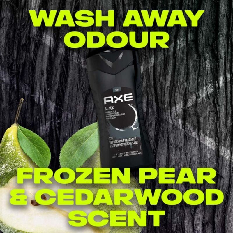 Gel de ducha AXE Black Pera Congelada y Cedro 3 en 1