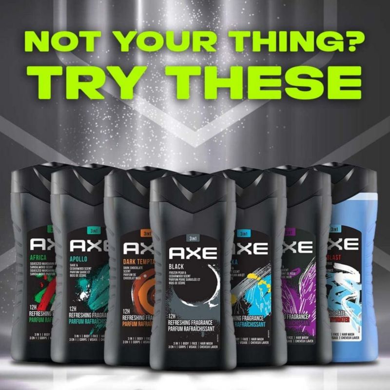 Gel de ducha AXE Black Pera Congelada y Cedro 3 en 1