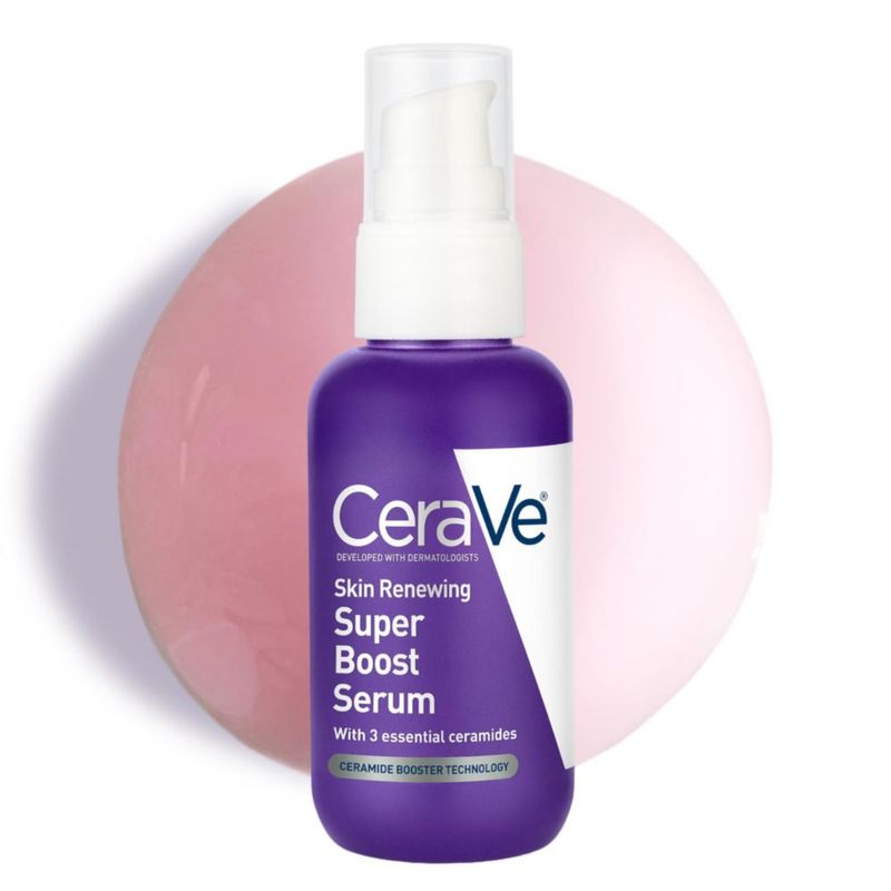 Suero CeraVe Super Boost anti‑envejecimiento con péptidos