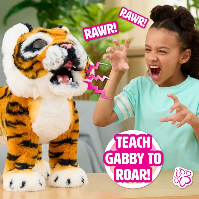 Figura de Juguete Just Play Gabby Tigre Peluche Interactivo