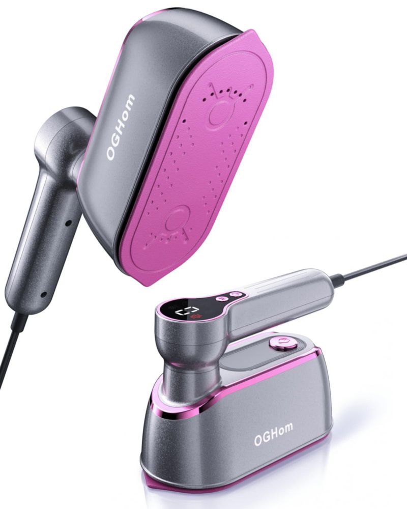 Vaporizador de Ropa Portátil OGHom 1200 W 150 ml 120 V con Pantalla LCD