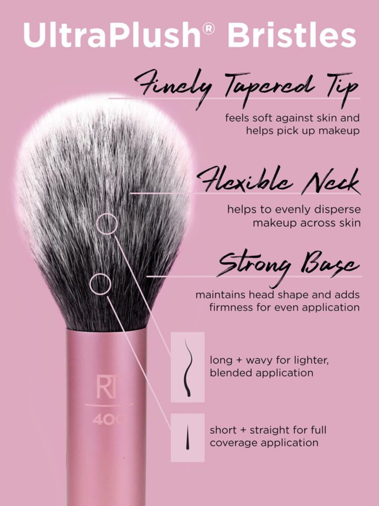 Kit de Brochas de Maquillaje Real Techniques Travel Essentials 4 Piezas