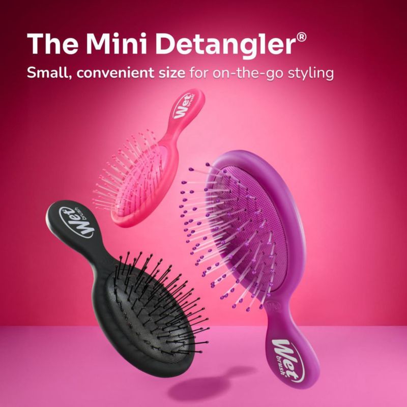 Cepillo para el cabello Wet Brush Mini Detangler Limón (Tutti Fruitti)