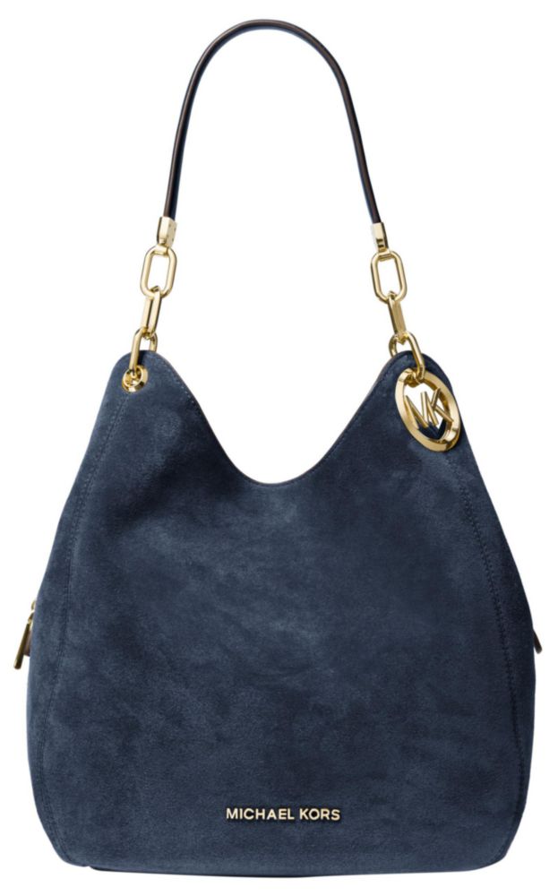 Bolso de mano Michael Kors Lillie azul marino 32 cm × 33 cm
