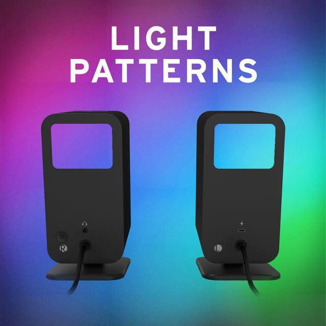 Parlantes Klipsch ProMedia Lumina 2.1 con iluminación RGB
