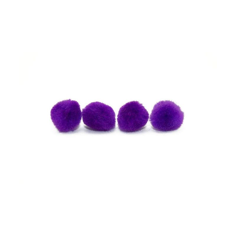 Pompones Art Cove púrpura 2 cm 100 unidades