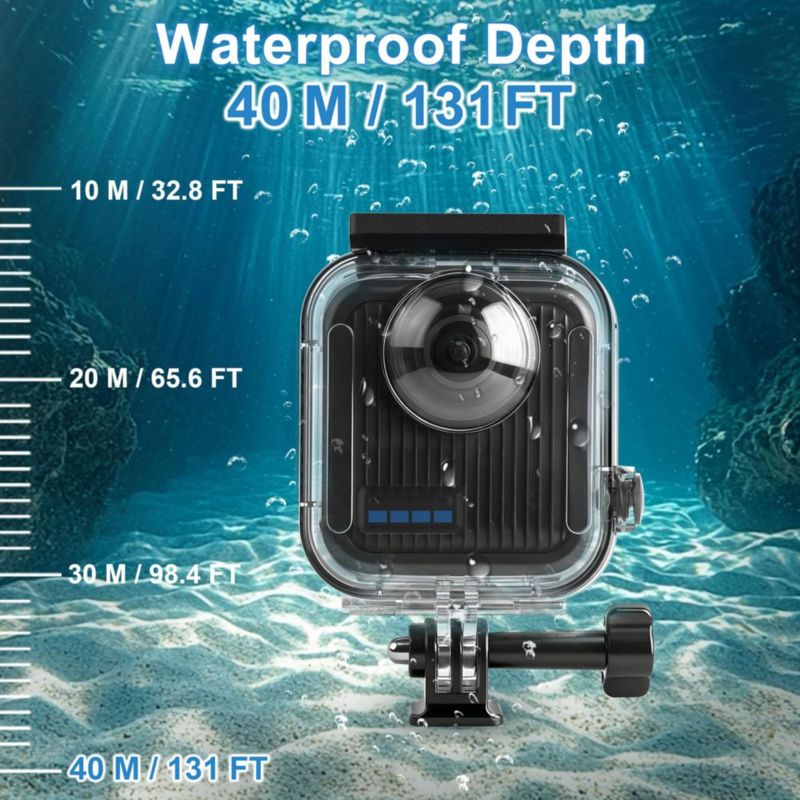 Carcasa FiTSTILL GoPro MAX 2 impermeable 40 m
