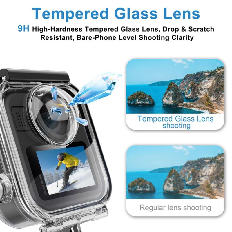 Carcasa FiTSTILL GoPro MAX 2 impermeable 40 m