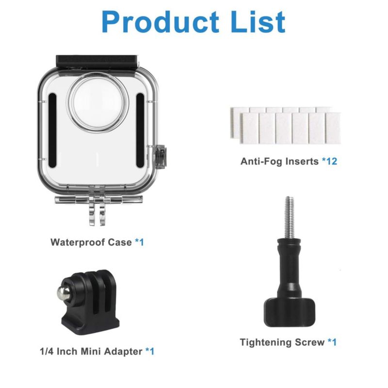 Carcasa FiTSTILL GoPro MAX 2 impermeable 40 m