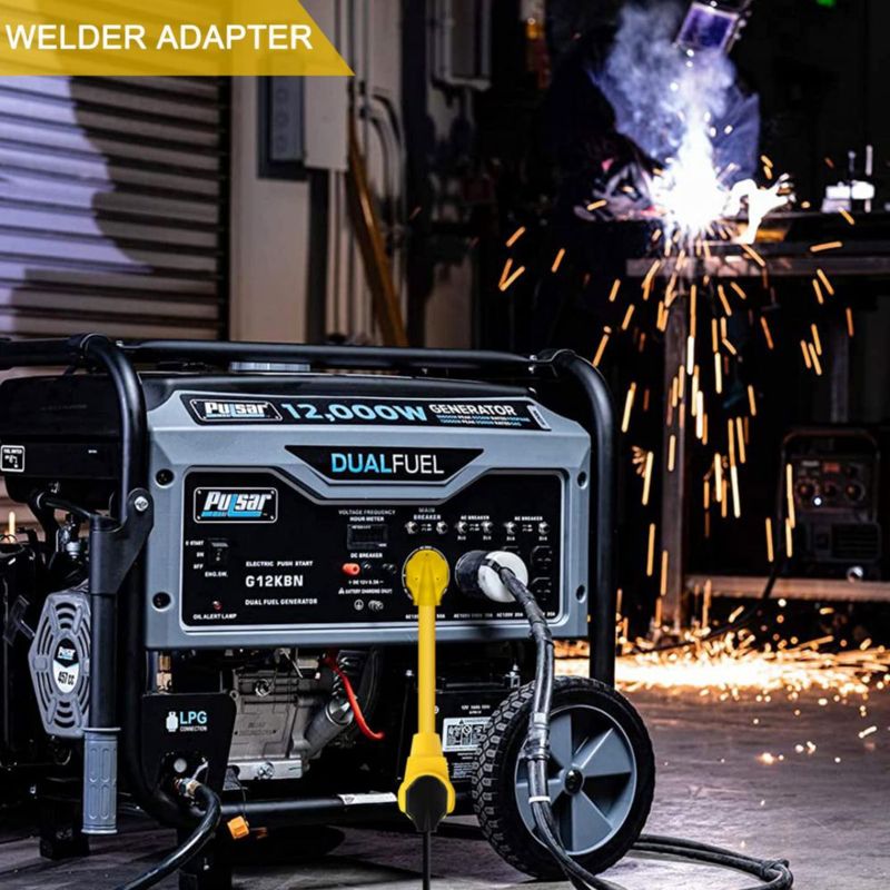 Generador adaptador y soldador cable de alimentación EXCELFU de 30 A a 220 V
