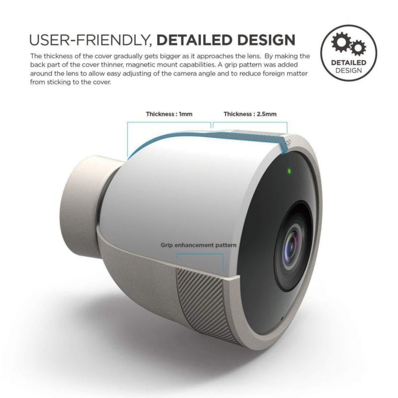 Cubierta de silicona elago para Nest Cam Outdoor