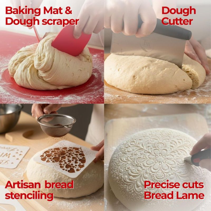 Kit de masa madre ThomasWorthCo. 965 ml Herramientas completas de panadería