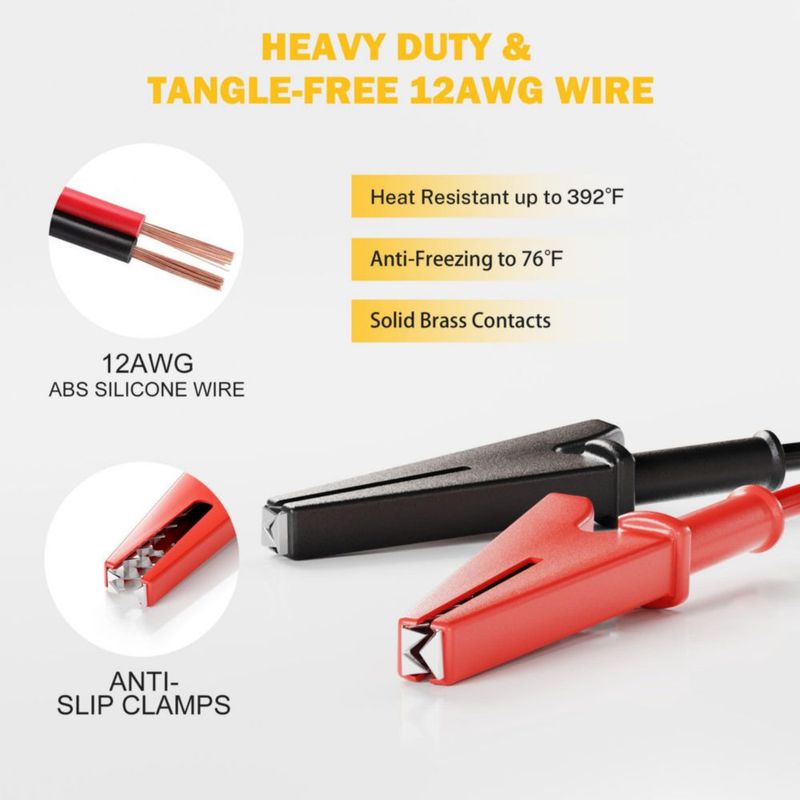 Cables de arranque Ensayeer para baterías Dewalt 20V/18V