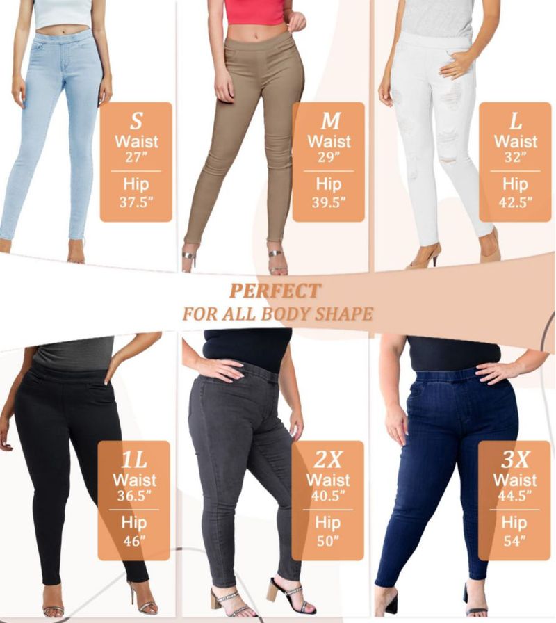 PANTALONES Hybrid & Company 2X blancos estilo Pull‑On