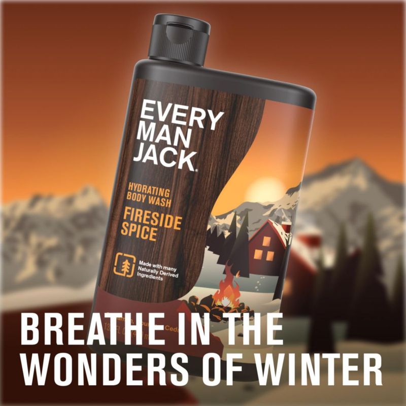 Gel de baño hidratante Every Man Jack Fireside Spice 2 pzas 400 ml