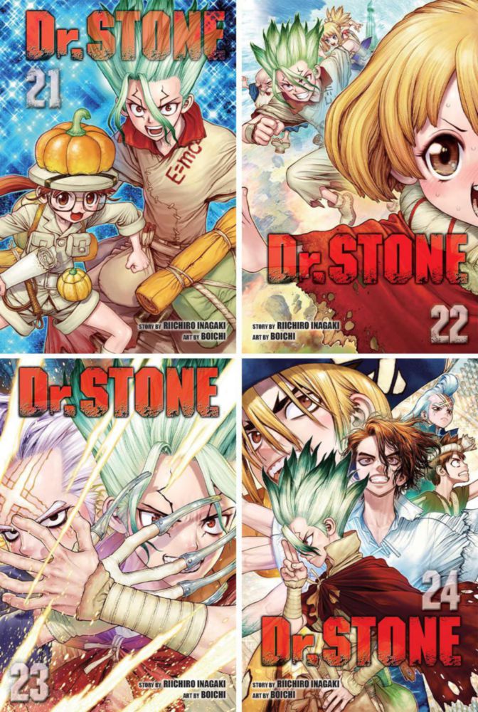 Manga Dr. STONE – Conjunto de 26 libros vol. 1‑26
