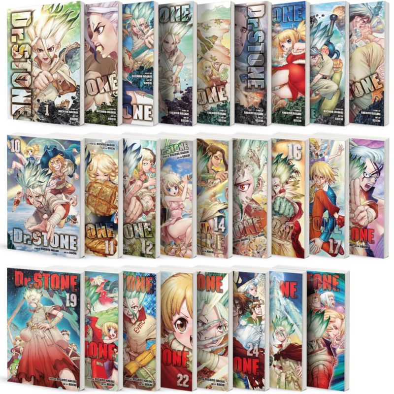 Manga Dr. STONE – Conjunto de 26 libros vol. 1‑26
