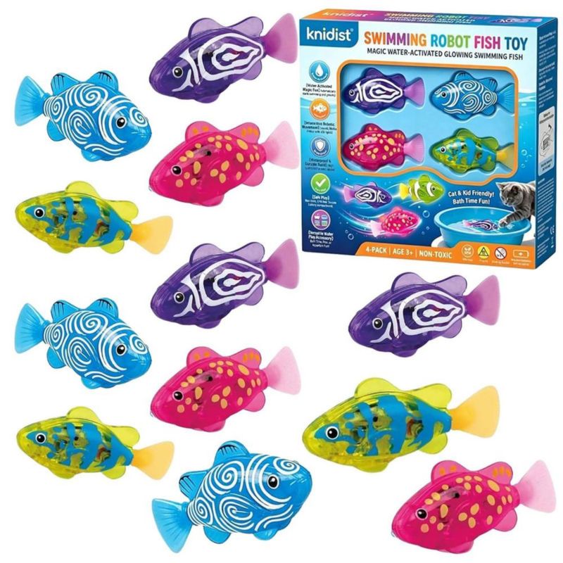 Pez Robot Nadador knidist 76 × 35 cm Activado por Agua