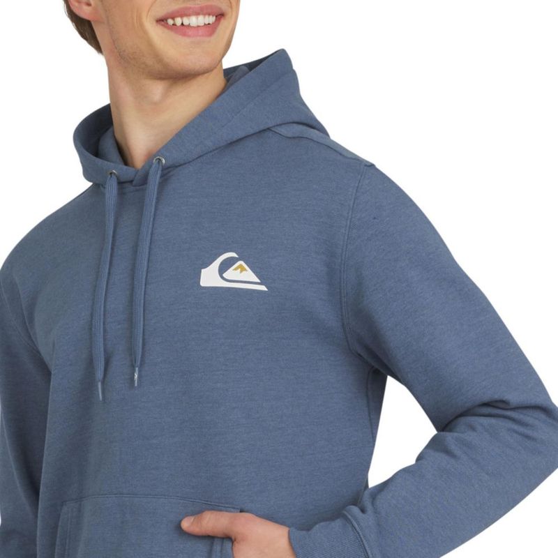 Sudadera con capucha Quiksilver talla XL color azul grisáceo (polar)