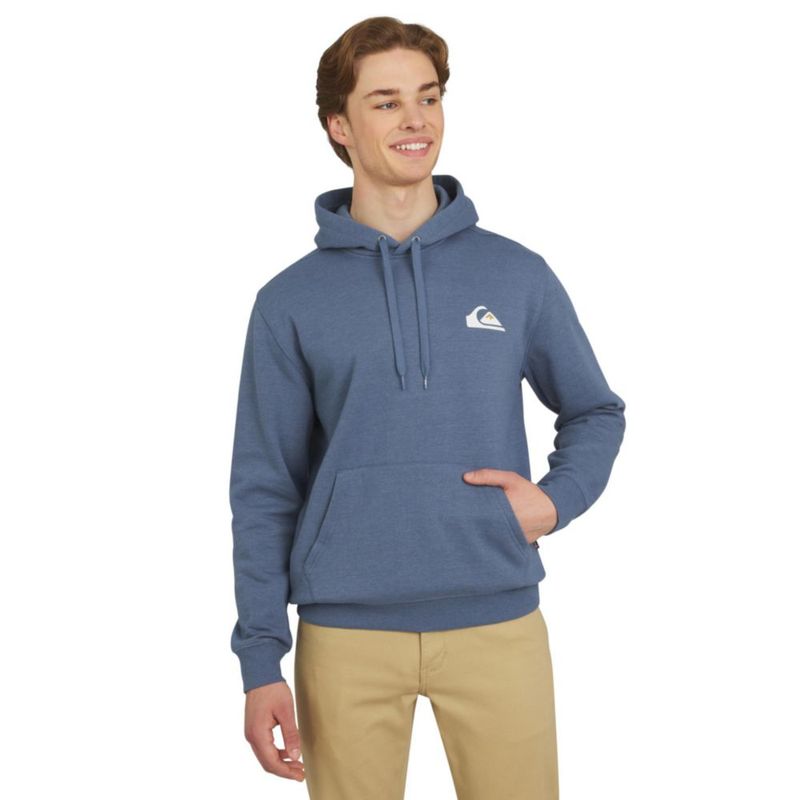 Sudadera con capucha Quiksilver talla XL color azul grisáceo (polar)