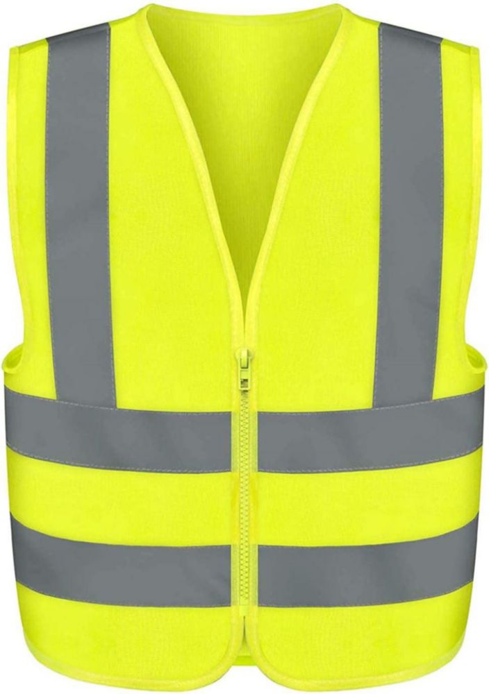 Chaleco de Seguridad NEIKO Clase ANSI 2 Amarillo Neón Talla Mediana (M)