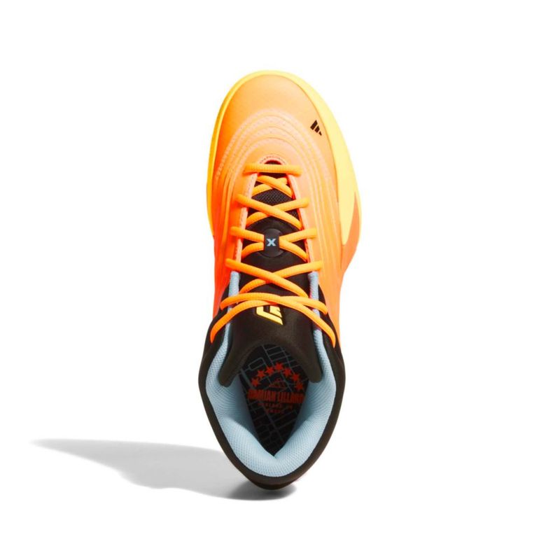 Zapatillas adidas Dame X Lucid Orange/Ice Tangerine/Icey Blue talla 13 (US Hombre)