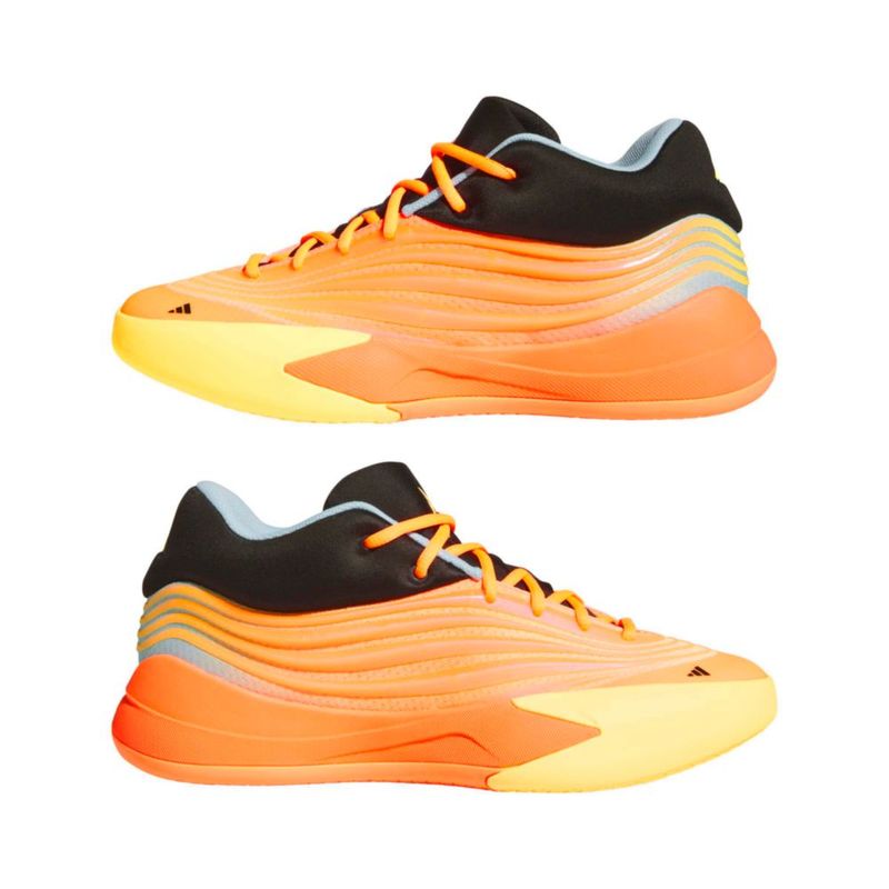 Zapatillas adidas Dame X Lucid Orange/Ice Tangerine/Icey Blue talla 13 (US Hombre)