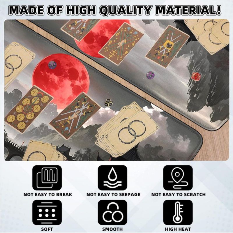 Tapete de juego STORKY 61x36 cm Antideslizante MTG y TCG