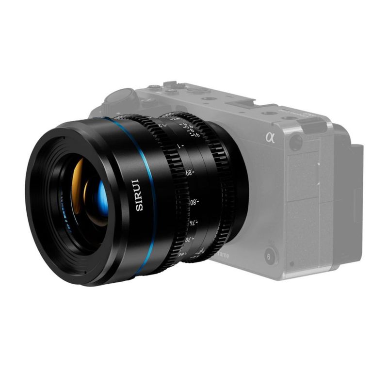 Lente de Cine Sirui 55 mm T1.2 para Montura E compatible con FX30 y ZVE‑10