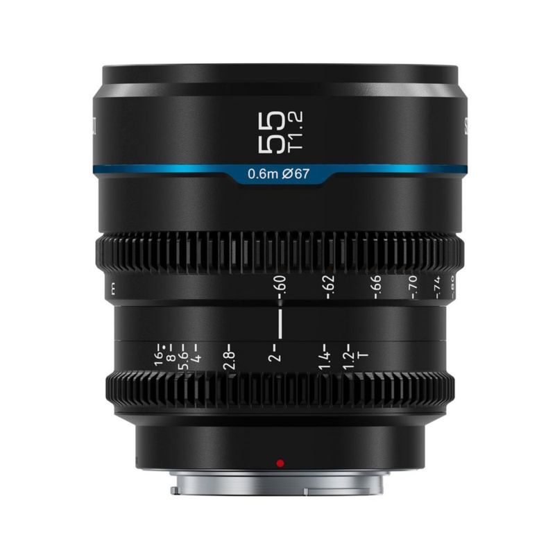 Lente de Cine Sirui 55 mm T1.2 para Montura E compatible con FX30 y ZVE‑10