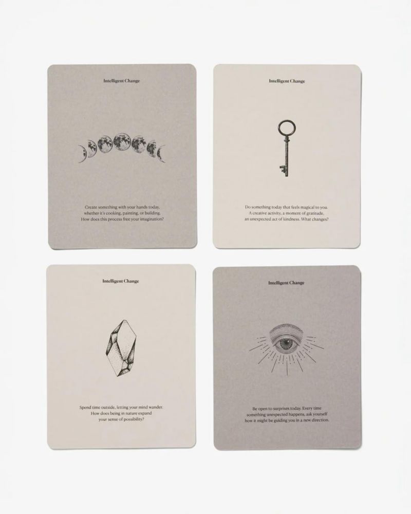 Tarjetas de Citas Intelligent Change – Manifestación
