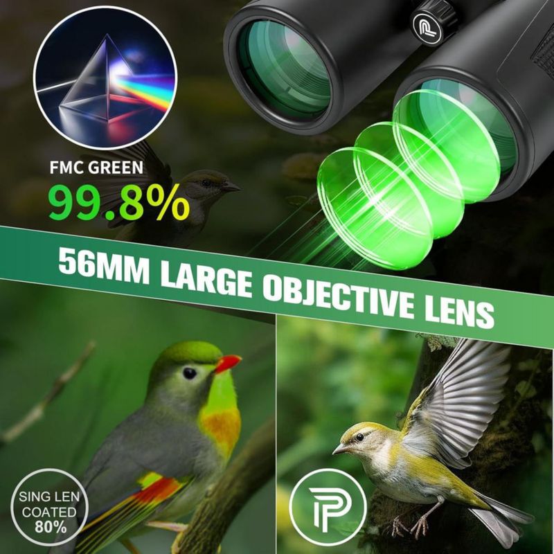 Binoculares Pankoo 20x56 Impermeables de Alta Potencia