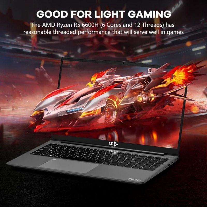 Portátil NIMO Ryzen 5 6600H 32 GB RAM 1 TB SSD 156 ″