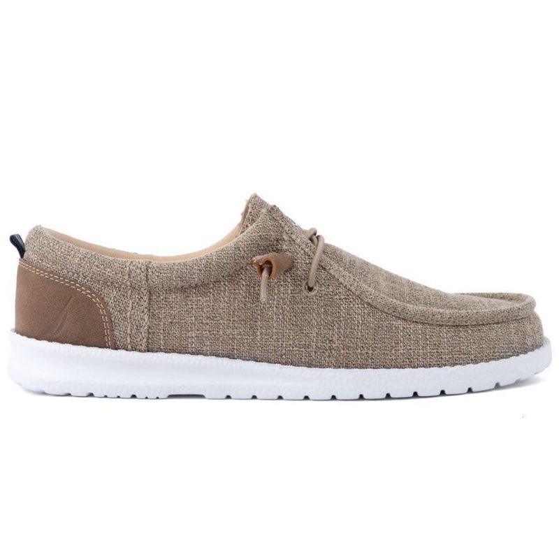Mocasines para hombre Nautica Rushford color arena marrón talla 10