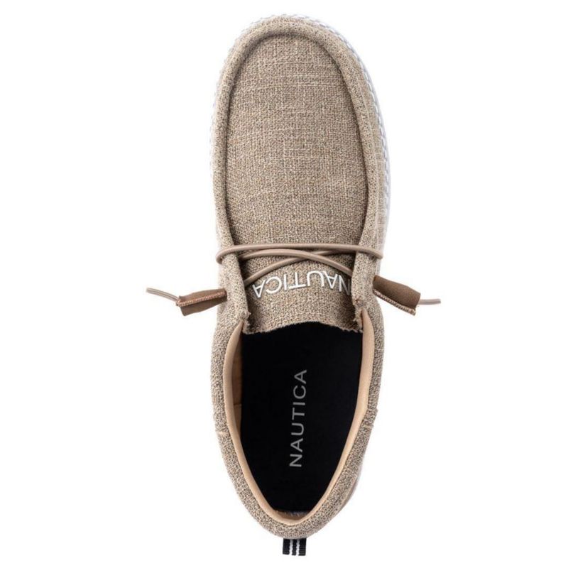 Mocasines para hombre Nautica Rushford color arena marrón talla 10