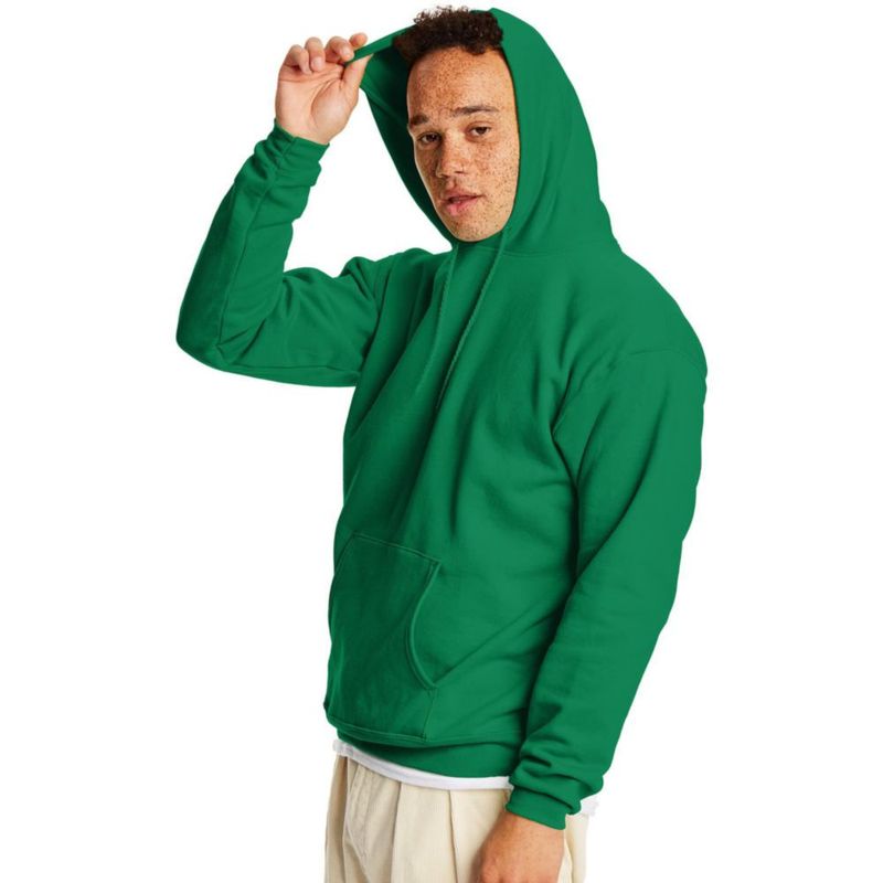 Sudadera con capucha Hanes X Grande Verde Kelly EcoSmart