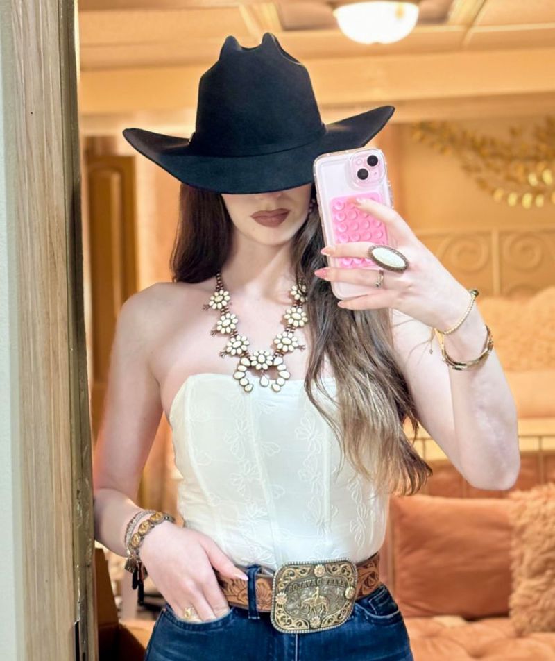 Juego de joyería Montana West Turquesa estilo vaquero