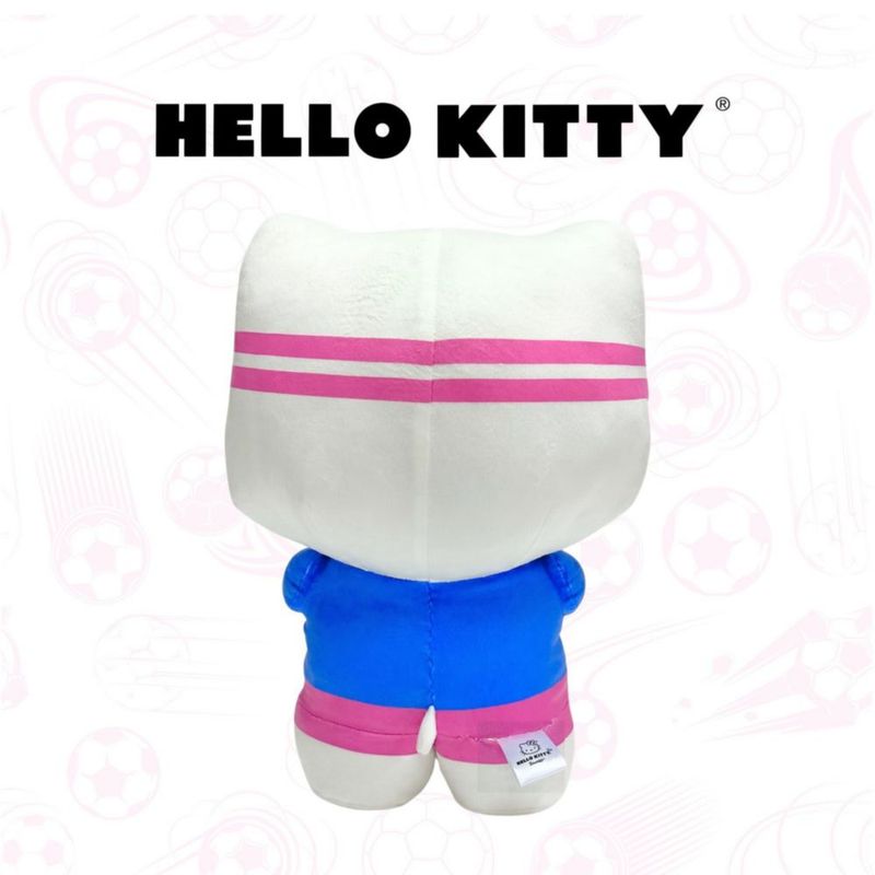ALMOHADA Franco Hello Kitty 42 cm Peluche con Pelota de Fútbol