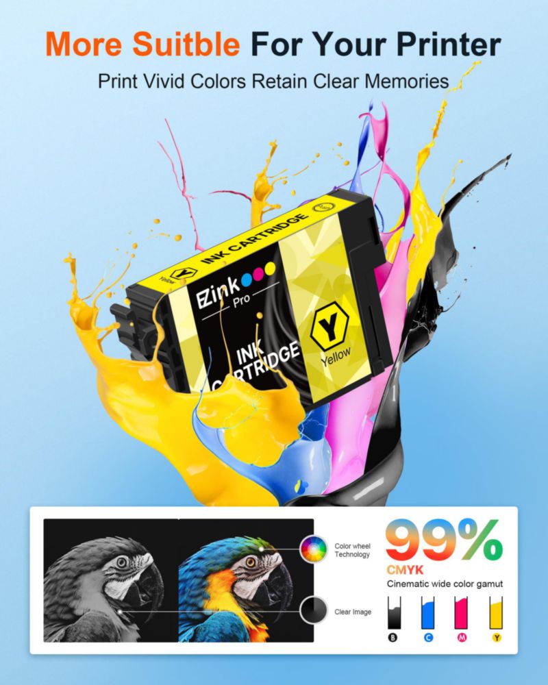 Paquete combo de tintas E‑Z Ink Pro Epson 812XL 8 unidades (reacondicionado)