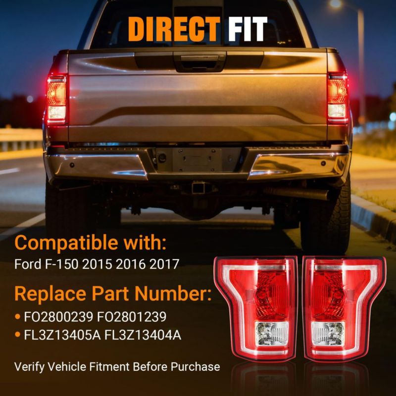 Luz trasera BeamTrack para Ford F-150 2015‑2017