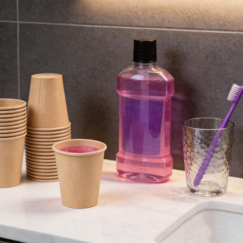 Vasos de Papel Biotakeware 85 ml 300 unidades sin blanquear