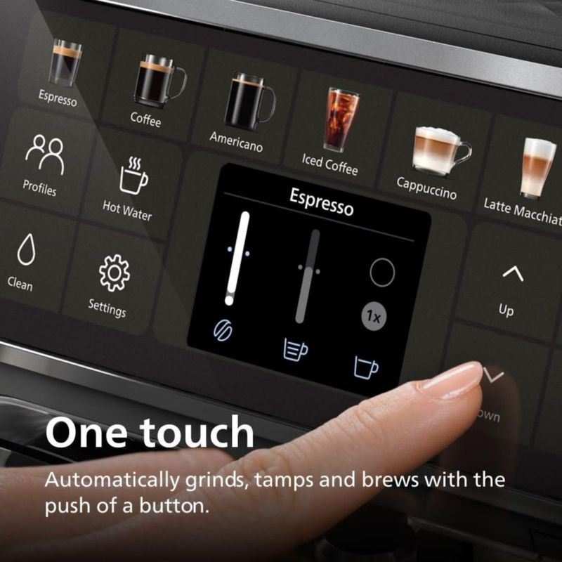 Máquina de espresso Philips Serie 4400 EP4447/90 Negro Cromo