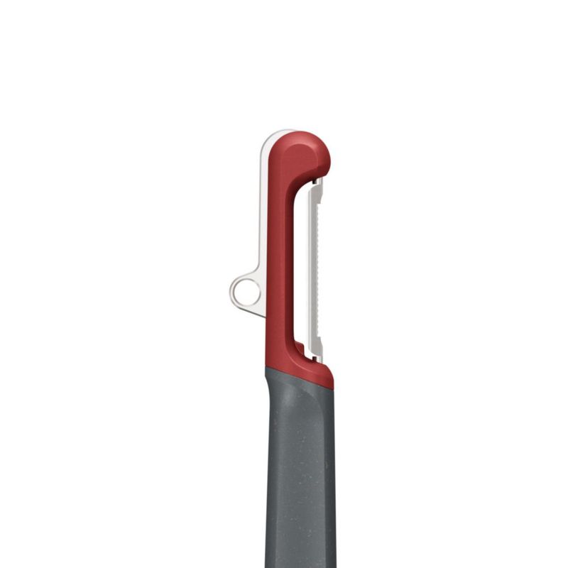 Pelador Zyliss de acero inoxidable con mango de paja de trigo