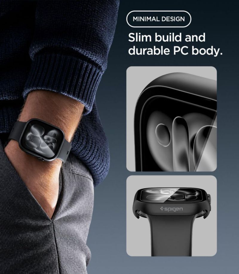 Funda Spigen Thin Fit 360 para Apple Watch Series 12 de 46 mm