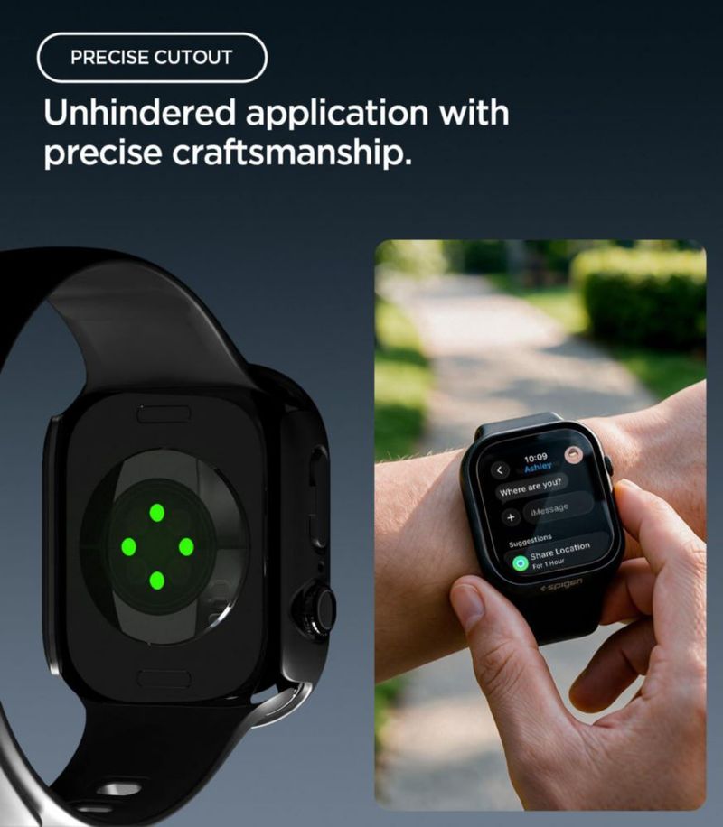 Funda Spigen Thin Fit 360 para Apple Watch Series 12 de 46 mm