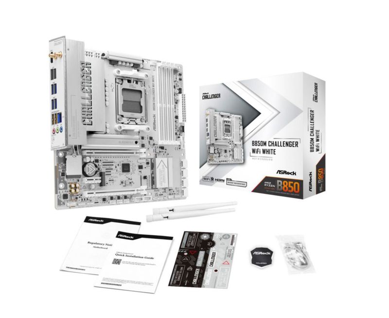 Placa base ASRock B850M WiFi White AM5 Micro-ATX