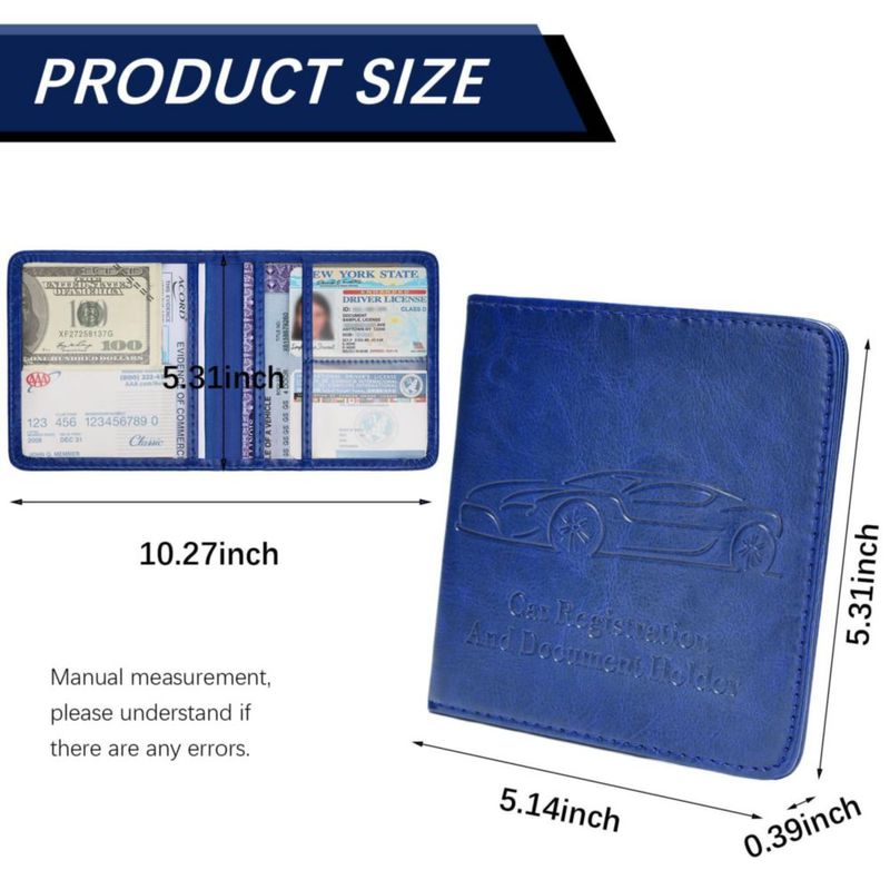 CADDY Peisicne Pack de 2 unidades color azul oscuro con cierre magnético
